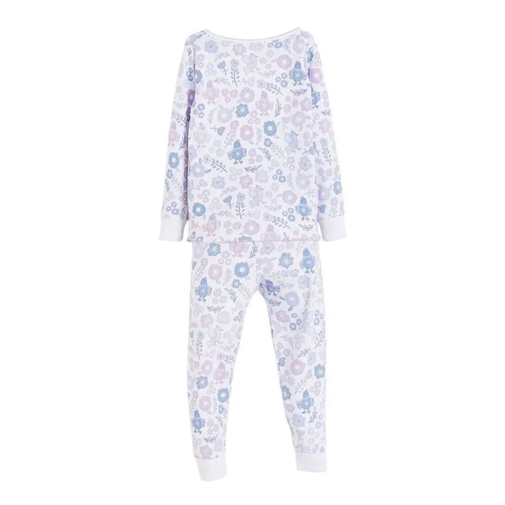 Babycottons Girls 2Pc Pajama Set - Picture 2 of 3